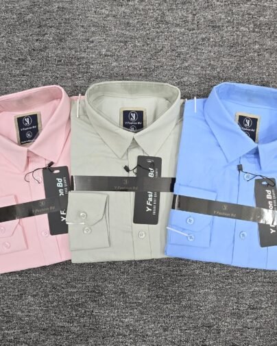 Formal Shirt Combo Offer Sky Blue, Ash, Pink