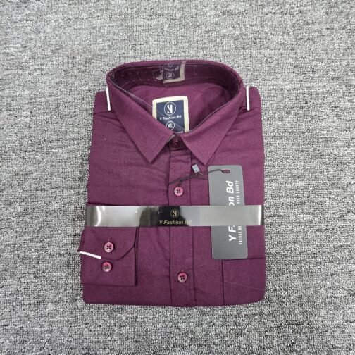 Purple Cotton Executive Formal Shirt