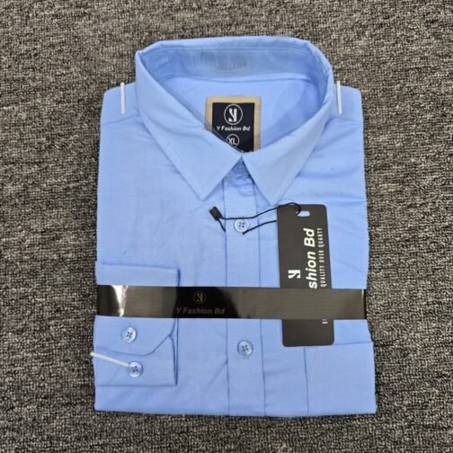 Sky Blue Cotton Executive Formal Shirt