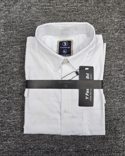 White Cotton Executive Formal Shirt