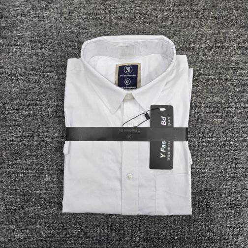 White Cotton Executive Formal Shirt